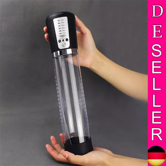 Penis Pumpe Elektrisch Potenzsteigerung Verlängerung Impotenzhilfe Enlarger BG