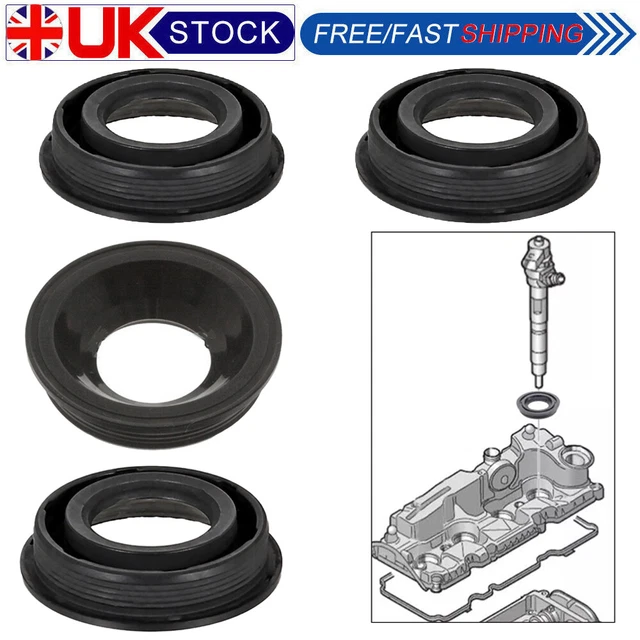 Febi Bilstein 101351 Fuel Injector Seal Ring Set – For Audi, Seat, Skoda, VW – 18mm ID