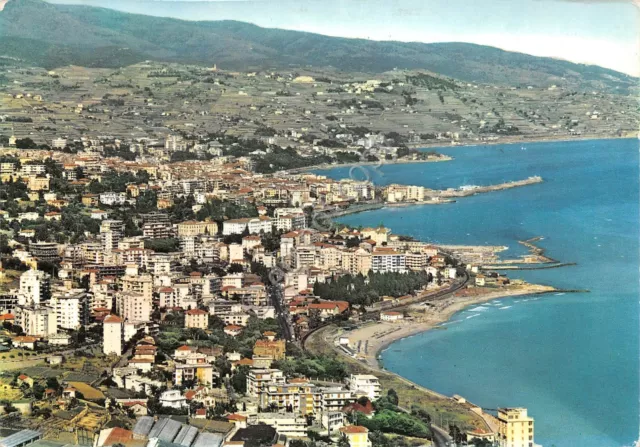 Cartolina San Remo panorama dall'alto 1967 (Imperia)