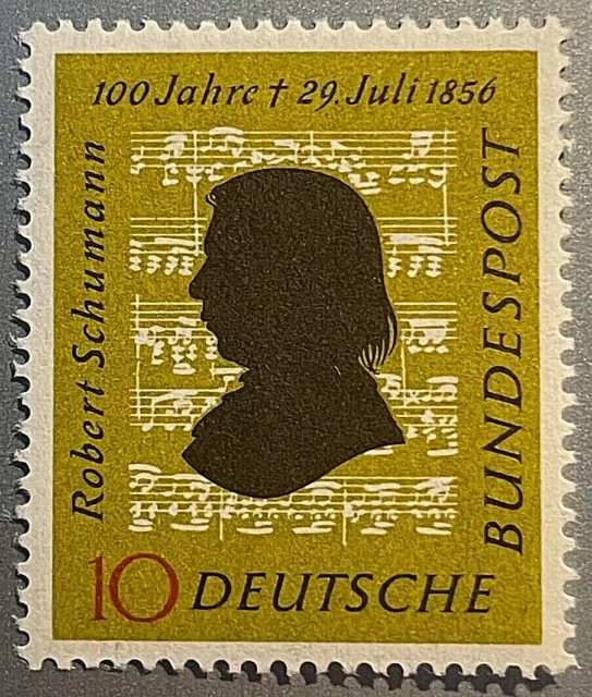 🇩🇪 BRD Bund Michel Nr. 234 Postfrisch** (1956) Robert Schumann