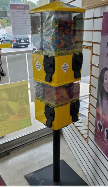 U-TURN Terminator 8 Head Carousel Candy Vending Machine UTURN Gumball $0.25 turn