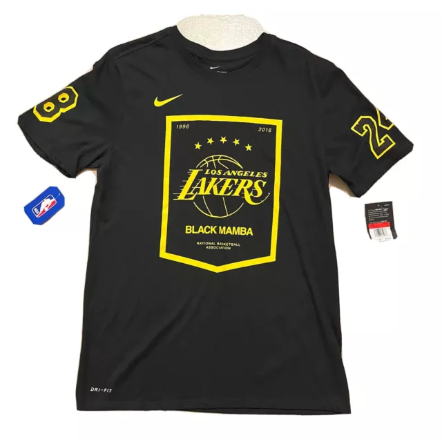 Nike Kobe Bryant Trophy Retirement GOAT Dri-Fit T-shirt Black