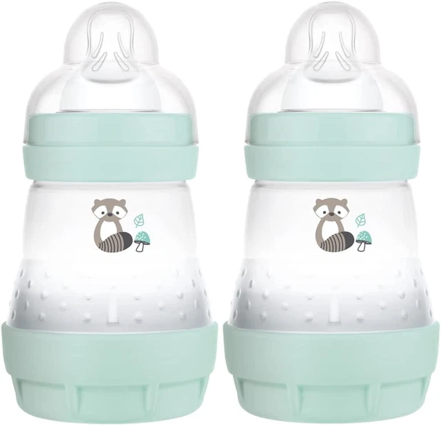 MAM Easy Start autoesterilizante biberón anticólicos paquete de 2 x 160 ml bebé MAM