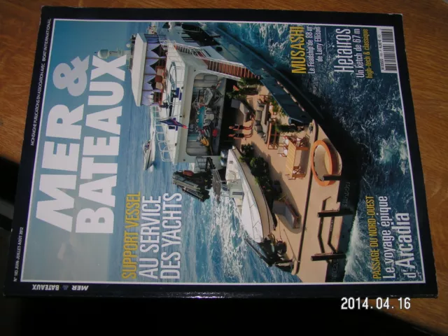 Mer & Bateaux n°183 Support Vessel Musashi Hetairos Voyage epique d'Arcadia