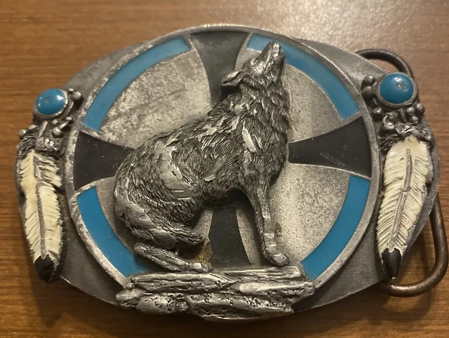 Howling Wolf Belt Buckle FOR SALE! - PicClick UK display picture 3