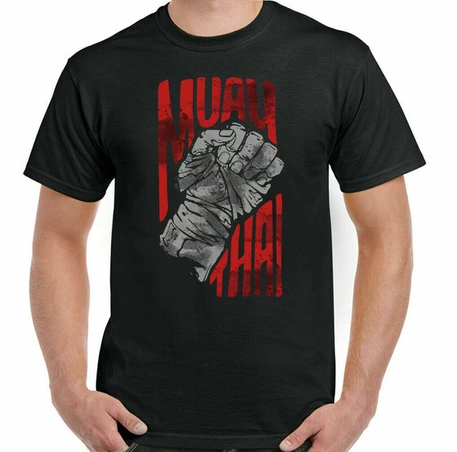 T-shirt MUAY THAI MMA UFC arti marziali miste Thailandia allenamento top palestra maglietta regalo
