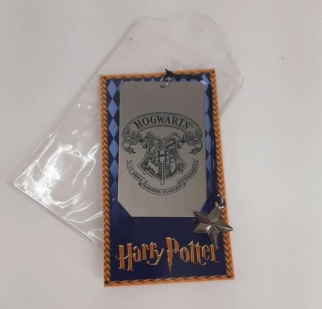 2001 HARRY POTTER Collectible Metal Bookmark Scholastic Hogwarts NEW