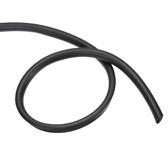 Guarnizione porta 0,39x0,28x78,7" (6 piedi) lunghezza strisce forma ad E congelatore ricambio nero