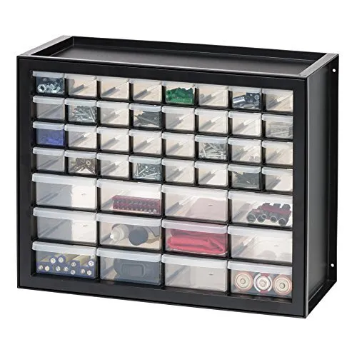 44 Drawer Plastic Bin Small Parts Hardware Crafts Storage Cabinet Organizer New