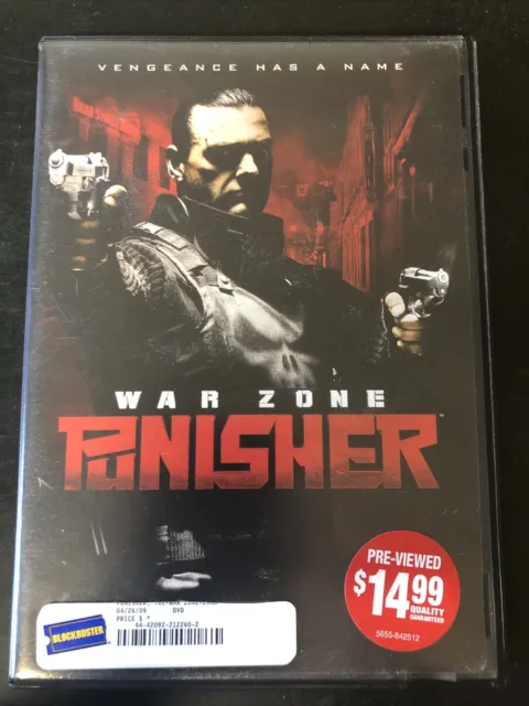 Punisher War Zone (DVD, 2008, Widescreen)