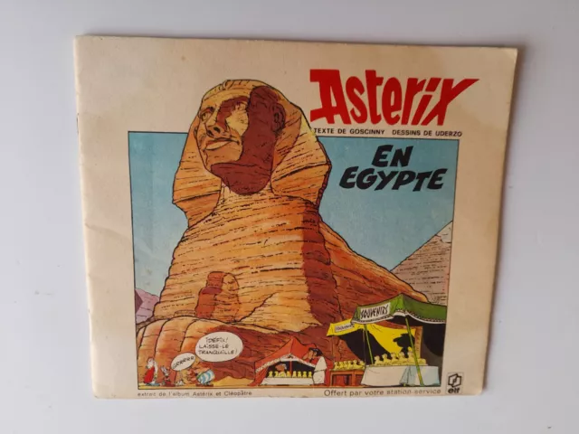 Uderzo - Astérix En EGYPTE - album publicitaire collection Elf -1973