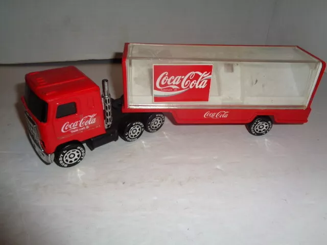 Vintage Buddy L. Coca- Cola Diecast Mack Truck, 10" Long