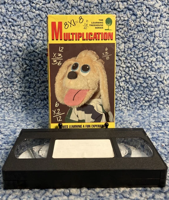 THE LEARNING TREEHOUSE: Multiplication VHS 1996 Kids Learning Math ...