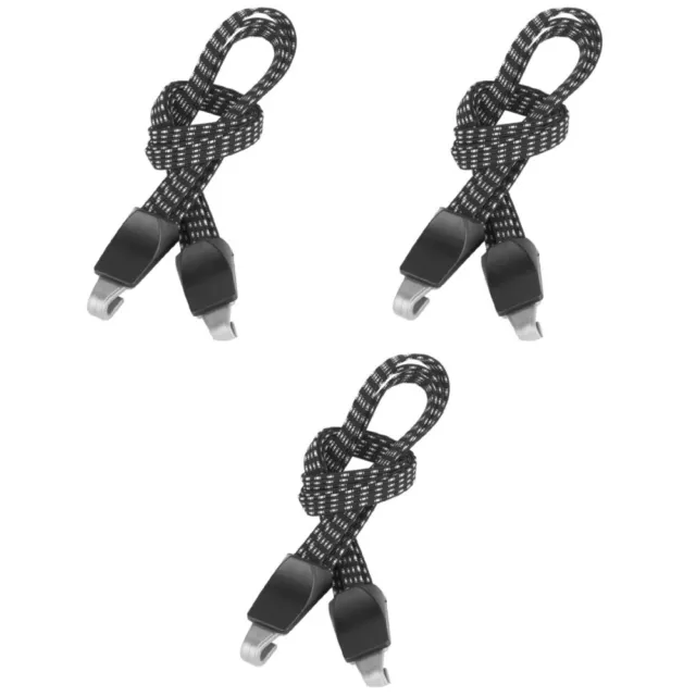 Set of 3 Bungee Straps Bike Luggage Elastic Cord Motorcycle