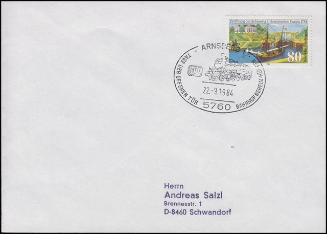 Tage der offenen Tür Bahnhof Neheim - Hüsten, Bf SSt Arnsberg Eisenbahn 22.9.84