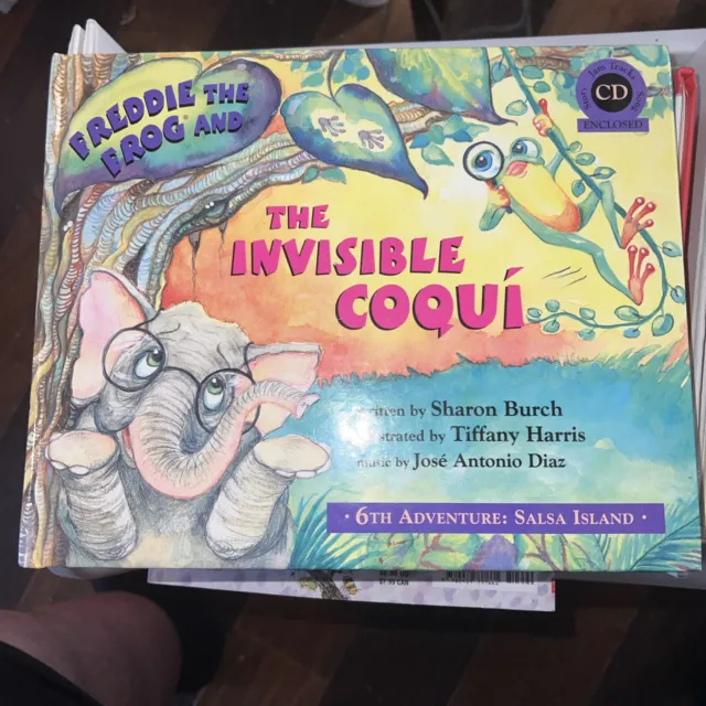Freddie the Frog and the Invisible Coqui by Sharon/Kay Burch (2015, Compact Disc