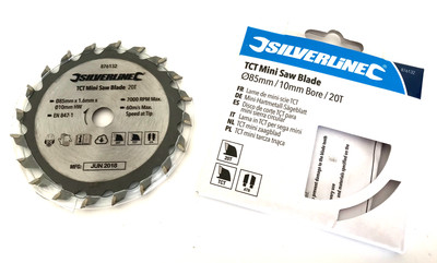 TITAN MINI CIRCULAR Saw 85mm 3 Blades 