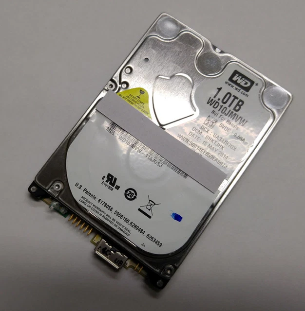 Disque Dur Interne WD20NMVW-11AV3S2 5400 Tr/min - Pour Pièces Ou Récupération Données