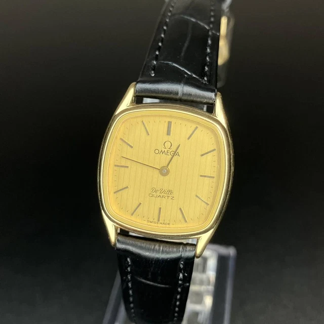 OMEGA De Ville Quartz Cal 1365 Watch Vintage Ref 1910081 9 Jewels