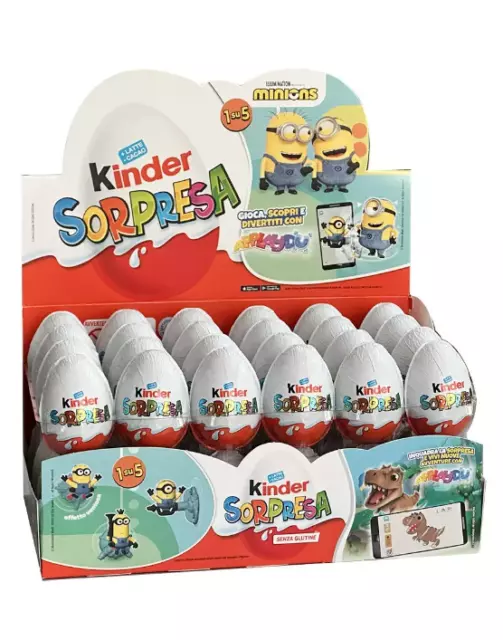 OVETTI KINDER SORPRESA - Espositore Bar da 48 pezzi MINIONS