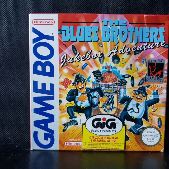 THE BLUES BROTHERS Jukebox Adventure Nintendo Game Boy Gameboy Gb Gig