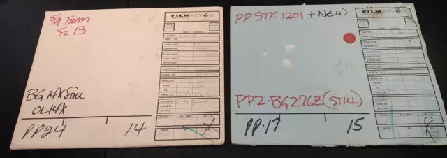 VINTAGE HE-MAN ANIMATION CELS ART FILMATION MOTU PP SHE-RA Folder art lot F1
