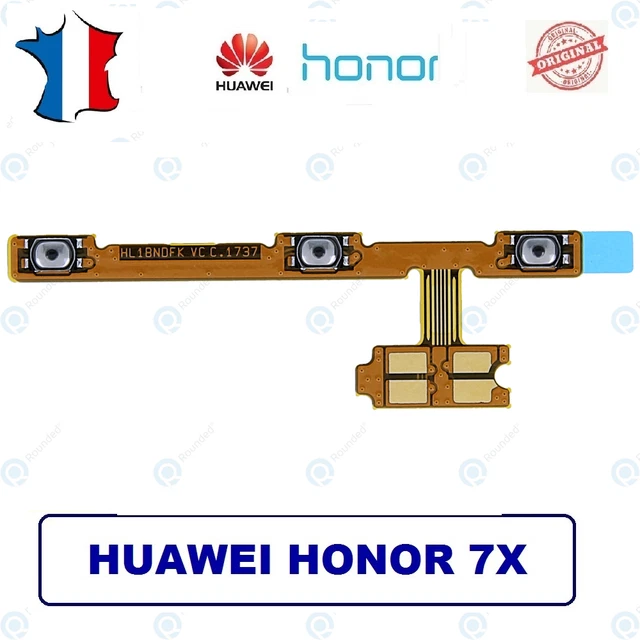 Bouton Power Volume Honor 9 - ON/OFF - Nappe De Connexion - Neuf - Référence G48745