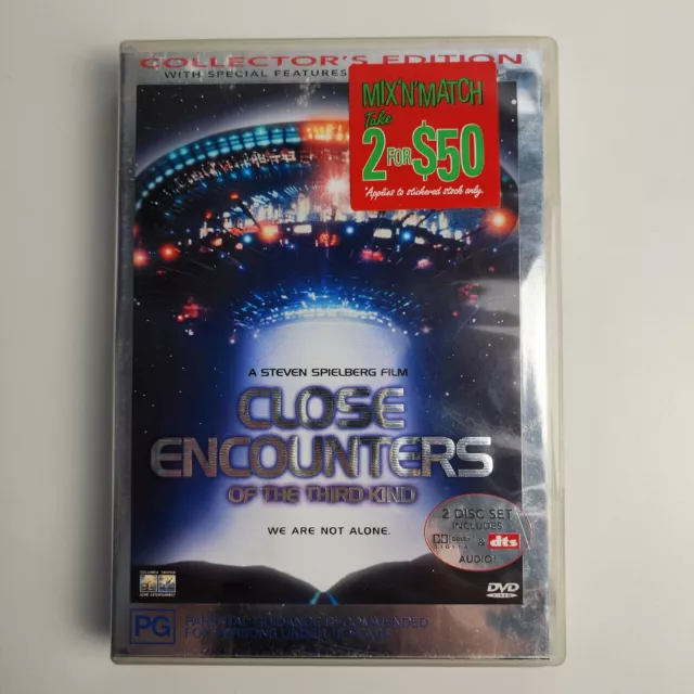 Close Encounters of the Third Kind DVD Classic Sci-Fi Richard Dreyfuss Region 4