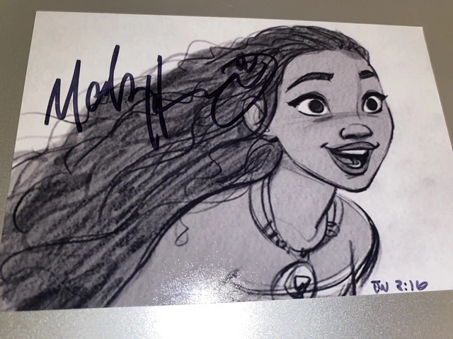 Mark Henn Signed Autograph 4x6 Photo Disney Animator Lion King Mulan Frozen Auto