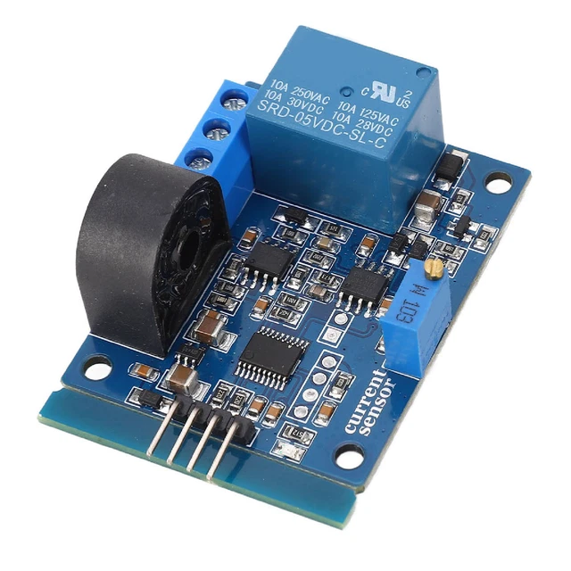 Ac Current Transformer Detect Module AC CURRENT DETECTION Sensor DC5V 5A Current Transformer Board Copper ...