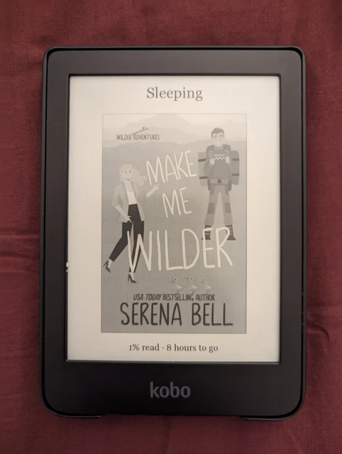 Black Kobo Clara HD 6 inch, 8GB eReader in good condition
