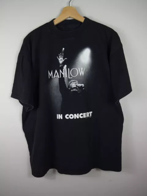 Barry Manilow Vintage 90s Live In Concert *2side Shirt Vintage Men Gift Tee