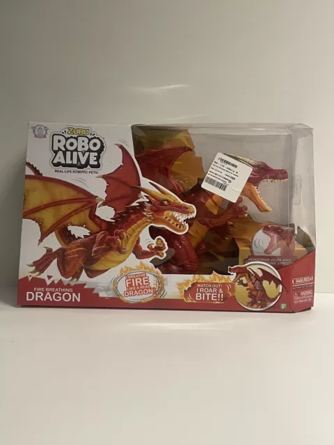 Zuru Robo Alive Fire Breathing Red Dragon