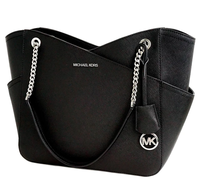 Michael Kors Jet Set Travel Tasche Schwarz MICHAEL KORS DAMEN Tasche Handtasche Jet Set Travel Chain X LG Leder