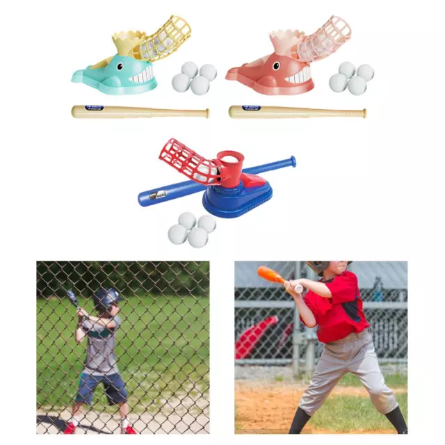 Kids Baseball Pitching Machine Backyard Games Durable Baseball Trainer