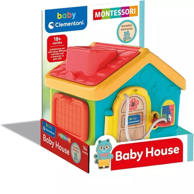 Clementoni 17857 Montessori Lock & Key Activity House