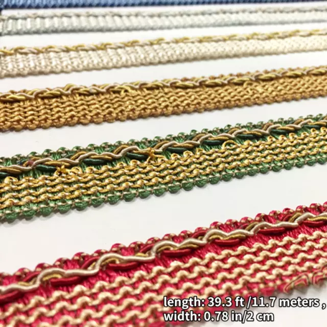 Ruban Bande Rideau Coussin Bordure Tissu Tapisserie Couture DIY Loisirs Créatifs