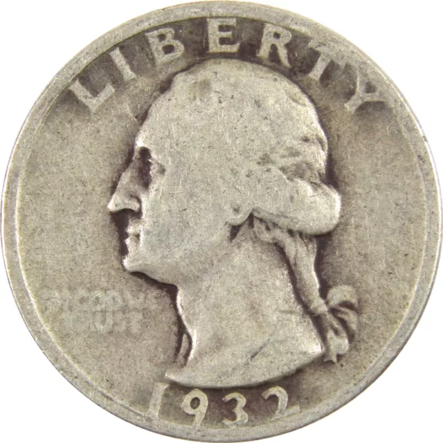 1932 Washington Quarter AG About Good Silver 25c Coin