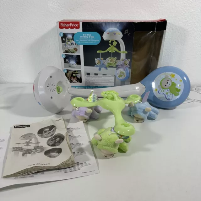 Fisher-Price CDN41 Butterfly Dreams Mobile proiezione culla 3 in 1