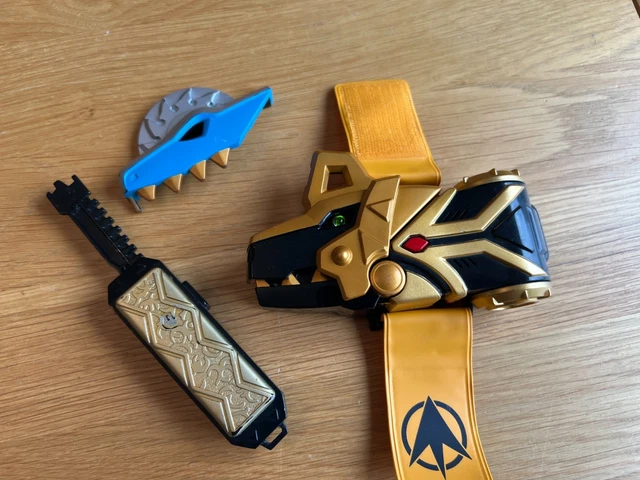 POWER RANGERS DINO Thunder BRACHIO Morpher + Gold Key & 2 rare Face ...