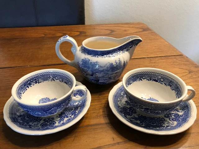 Villeroy Et Boch   Burgenland  2 Tasses A The  Pot A Lait Germany