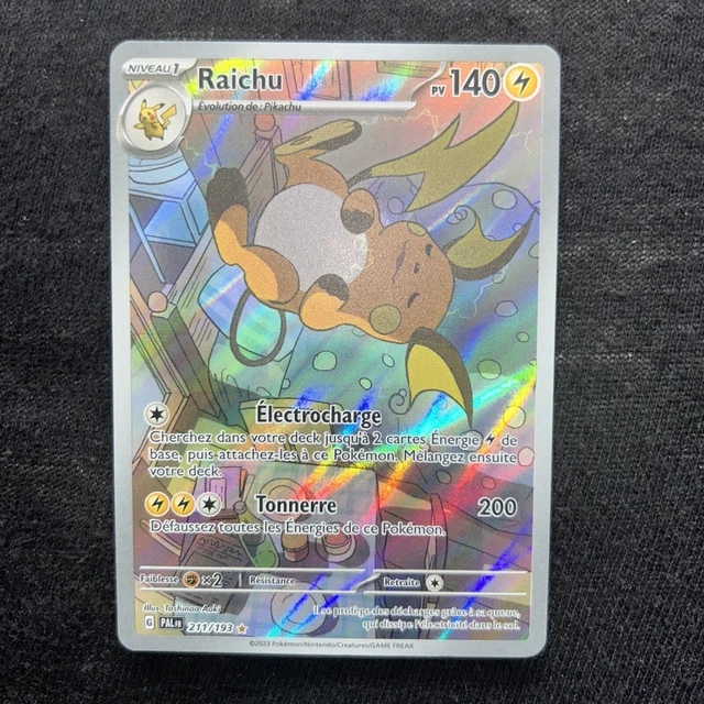 Pokémon Raichu 211/193 DE - Paldea Evolved IR - Pristine 10 - LAKE-CARDS