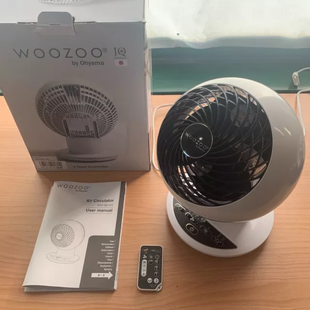 Woozoo, Ventilatore da tavolo ultra potente, silenzioso e portatile. 213344