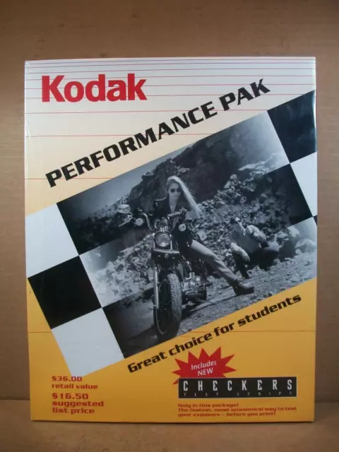 Kodak 1996 ~ Performance Pak PG-775 ~ papel, película, tiras, guantes... ~ sellado