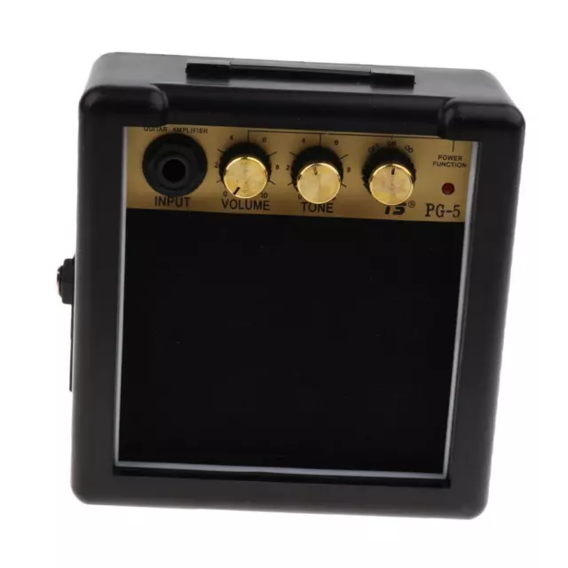 Poratble 5 Watt 9V Guitar Bass Practice Amp Amplifier Speaker for Travel