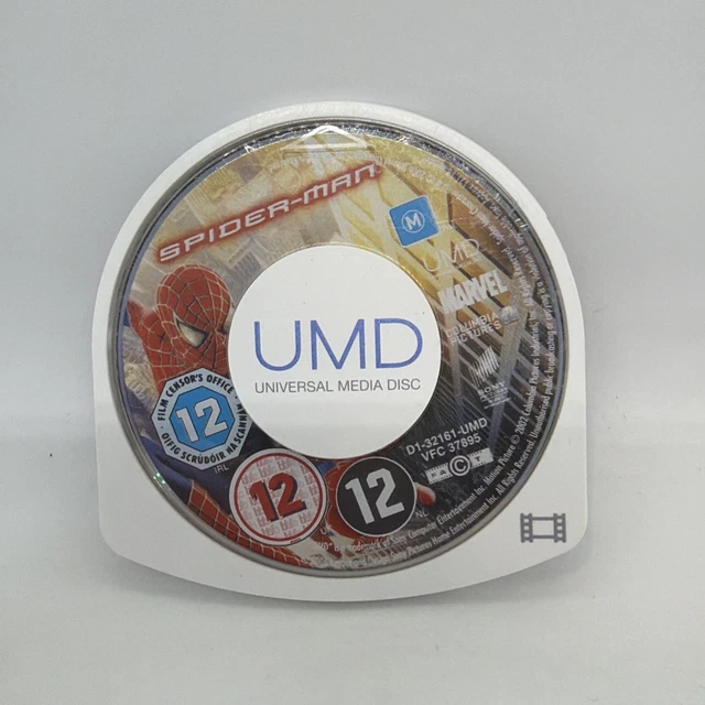 SPIDERMAN SPIDER-MAN SONY PSP PlayStation UMD Video Region