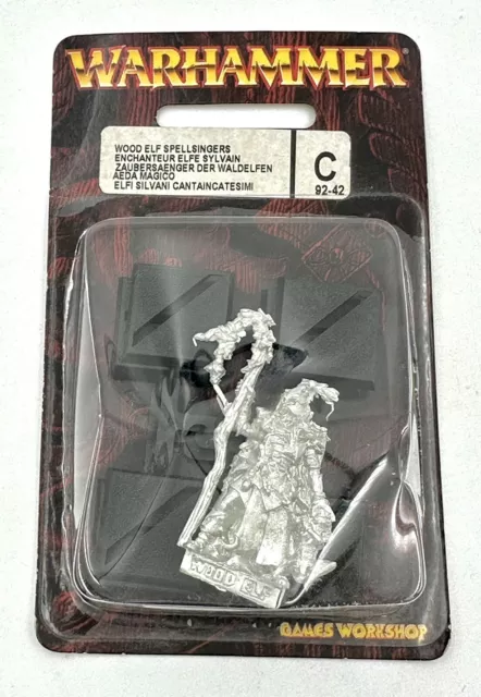 WOOD ELF SPELLSINGERS metal miniature Warhammer Citadel 2004 NEW IN BLISTER /BOX