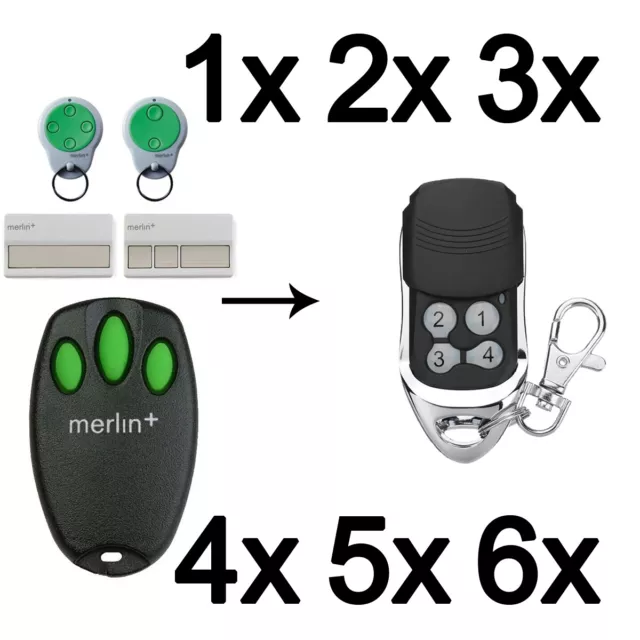 merlin+ C945 CM842 C940 C943 CompatibleGarage Remote Control