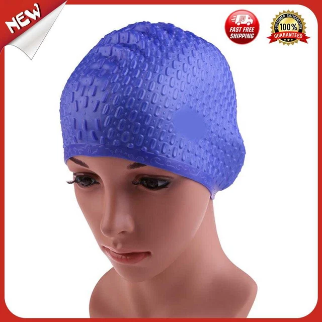 es #QZO Moda Natación duradero Cap deportiva de silicona Con sombrero multicolor