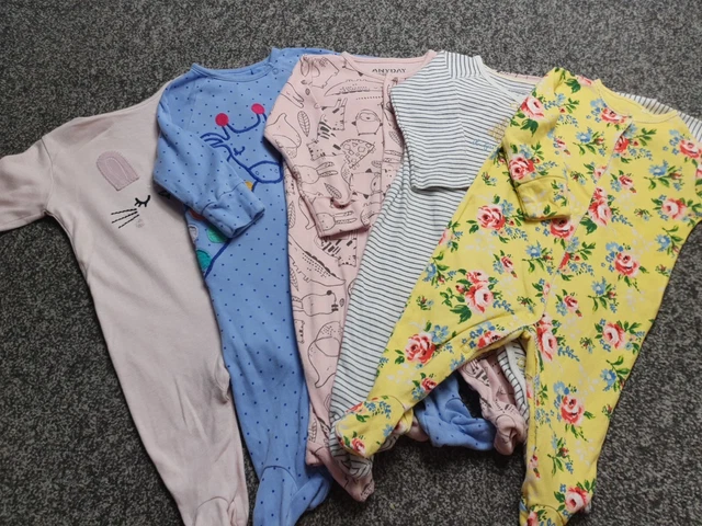 Pacchetto pigiama mamma e papà bambina Next John Lewis 3-6 mesi 🙂